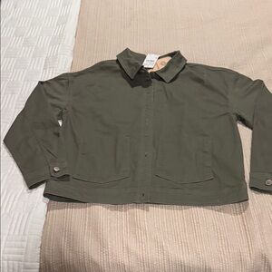 Democracy Olive Green Utility Jacket